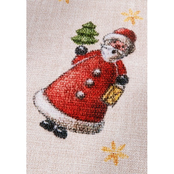 Tappeto rotondo rosso con motivo natalizio ø 150 cm Red Christmas - Villeroy&Boch-image-4