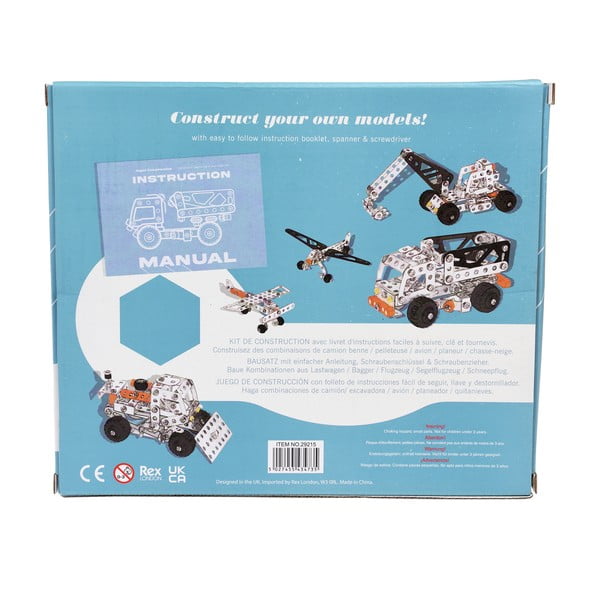 Set di costruzioni per bambini 5 in 1 - Rex London-image-2