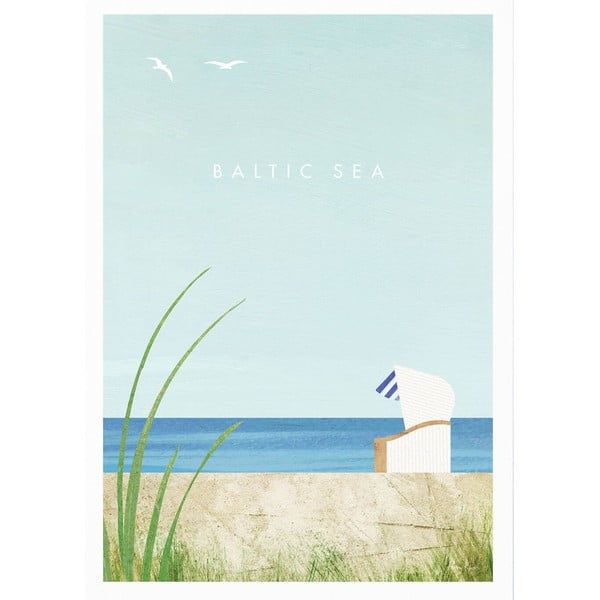 Poster 30x40 cm Baltic Sea - Travelposter