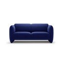 Divano blu con rivestimento in velluto 168 cm Georgia – Micadoni 