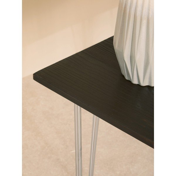 Tavolo da pranzo in olmo massiccio ø 80 cm District – Premier Housewares-image-4