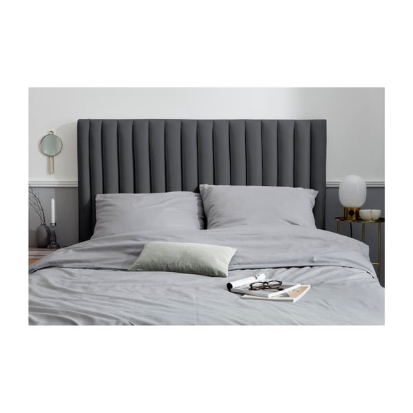 Testata imbottita antracite 160x120 cm NJ - Cosmopolitan Design-image-3