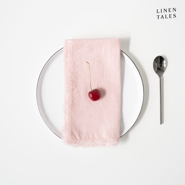 Tovaglioli in set da 2 Misty Rose - Linen Tales-image-1