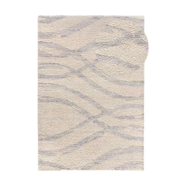 Tappeto grigio chiaro/color crema 133x190 cm Helia – Universal