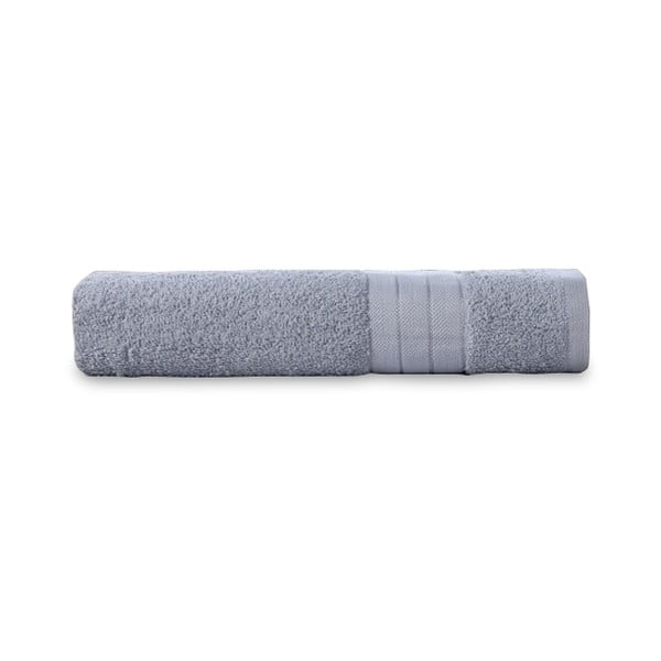 Set di 4 asciugamani in cotone grigio, 50 x 100 cm - Uni