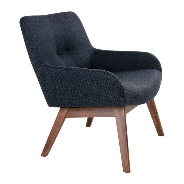 Poltrona in legno di noce scuro Londra - House Nordic-image-2