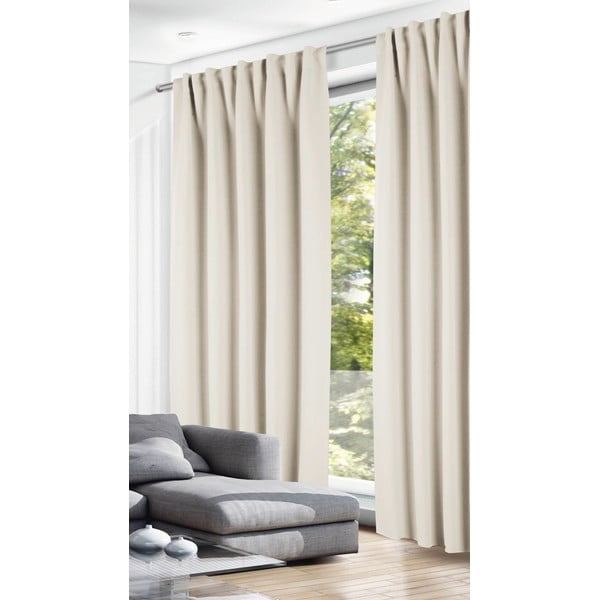 Tenda termoisolante/parzialmente oscurante color crema 135x245 cm – Sehlbach-image-1