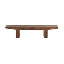 Tavolino da salotto colore naturale scuro in acacia massiccia 48x152 cm Eron – WOOOD