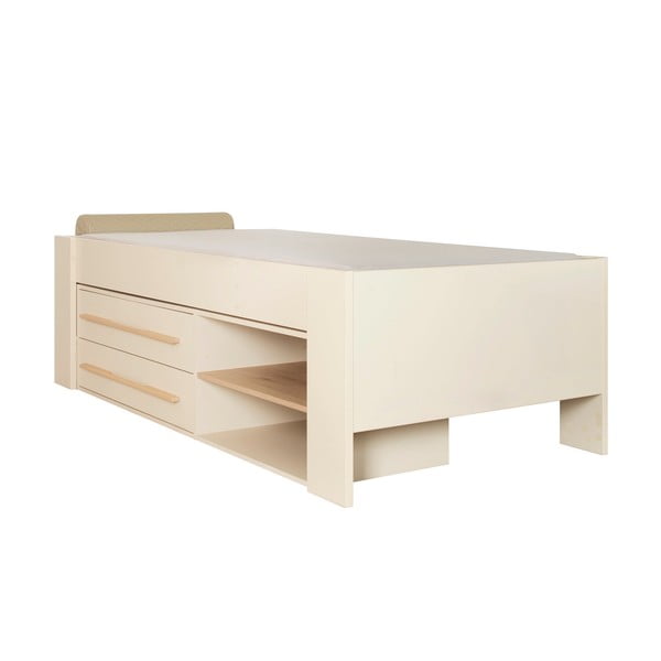 Letto da bambini beige con contenitore rete non inclusa 90x200 cm Captain – Roba-image-2