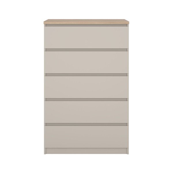 Credenza color crema 77x121x50 cm Naia – Tvilum-image-2