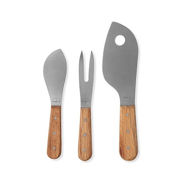 Sada nožů na sýr Sagaform Oval Oak