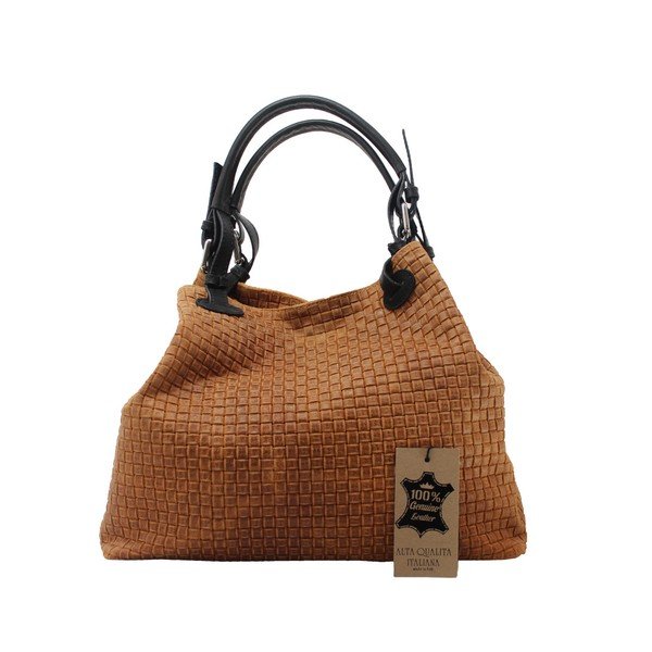 Borsa in pelle marrone cognac Tessa - Chicca Borse-image-2