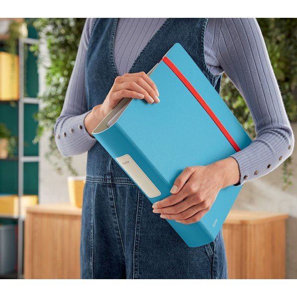 Cartella a leva blu, A4 Cosy - Leitz-image-1