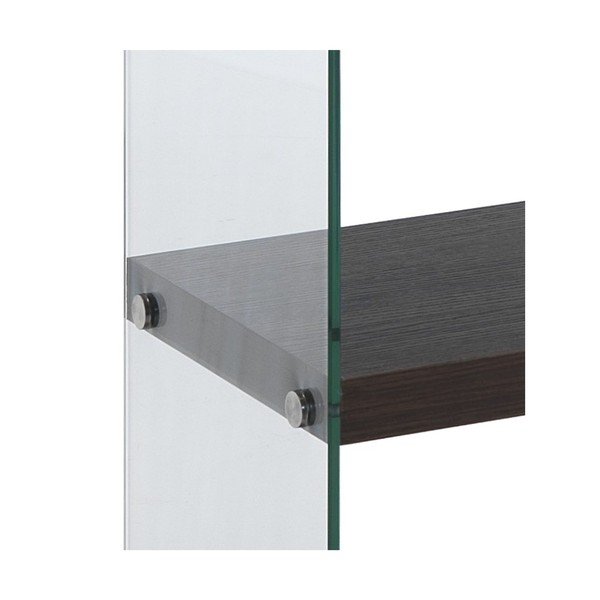 Libreria marrone scuro, altezza 159 cm Nancy - Tomasucci-image-2
