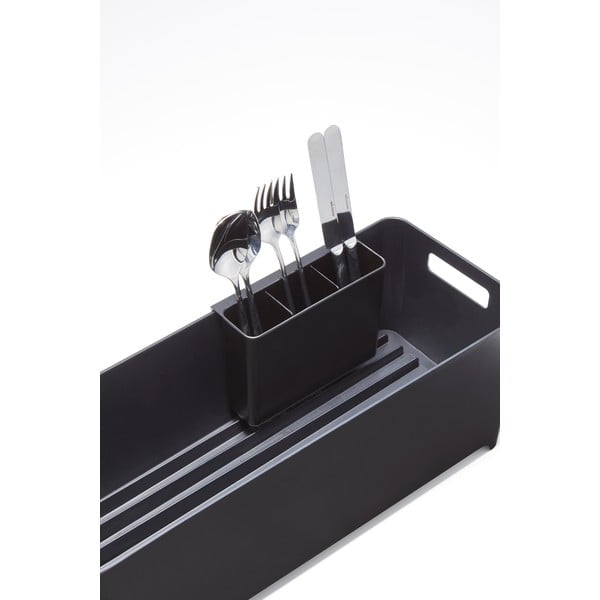 Vassoio di raccolta Yamazaki nero Tower - YAMAZAKI-image-4