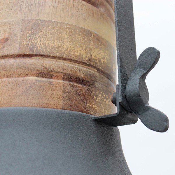 Lampada da soffitto grigia Grid, ⌀ 34 cm - LABEL51-image-1