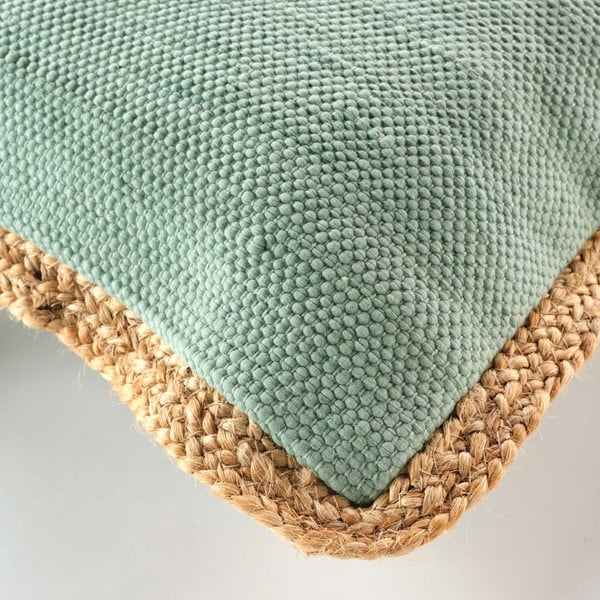 Cuscino decorativo in juta 45x45 cm Akina - douceur d'intérieur-image-1