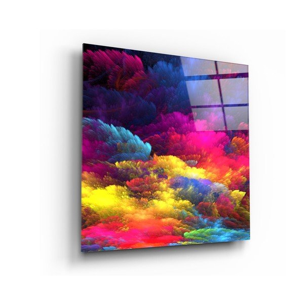 Pittura su vetro , 40 x 40 cm Color Burst - Insigne