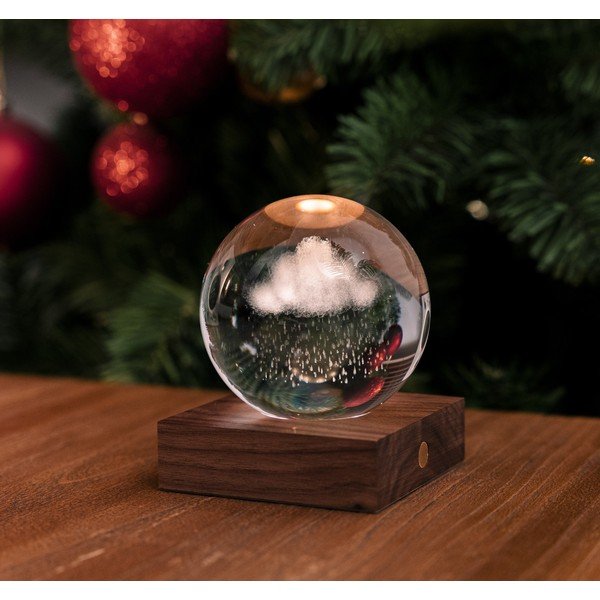 Decorazione luminosa marrone scuro con ricarica USB Amber – Gingko-image-4