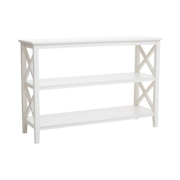 Scaffale bianco in pino massiccio 120x81x40 cm Heritage – Premier Housewares
