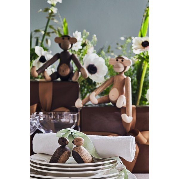 Statuetta in legno di quercia Monkey - Kay Bojesen Denmark-image-1