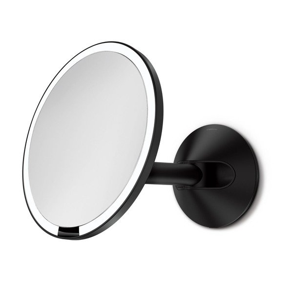 Specchio da parete/per make-up con illuminazione/con ingrandimento (con ingrandimento 5x) 8x23 cm Sensor – simplehuman