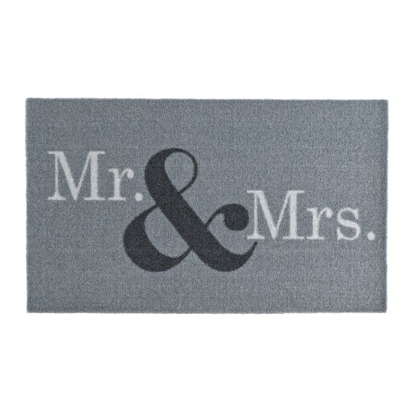 Zerbino grigio Design Mr. & Mrs., 50 x 70 cm Deko - Zala Living