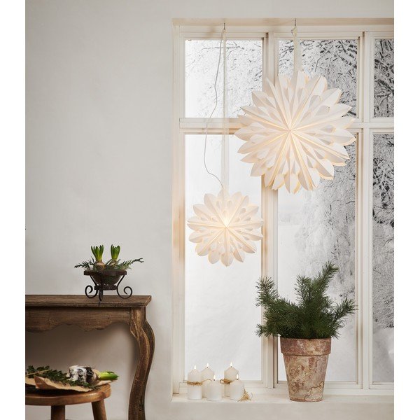 Decorazione natalizia bianca , ø 60 cm Clipp - Star Trading-image-2