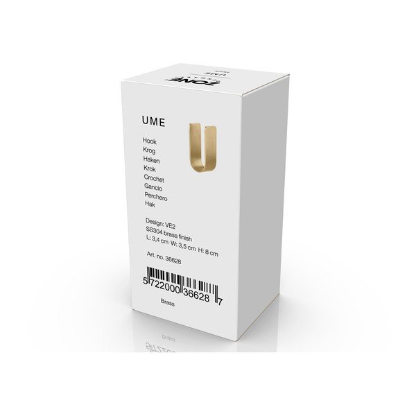 Gancio da parete dorato in acciaio inox Ume – Zone-image-2