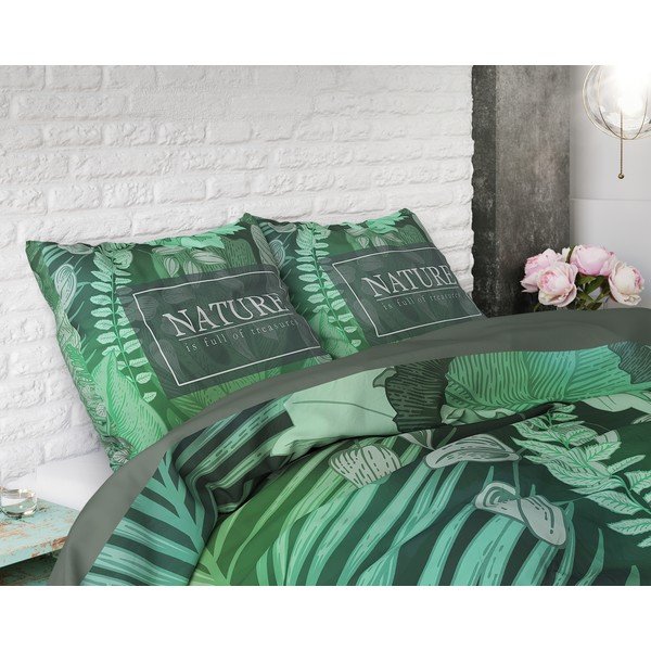 Biancheria da letto singola in cotone Organic Nature, 140 x 200/220 cm - Pure Cotton-image-1