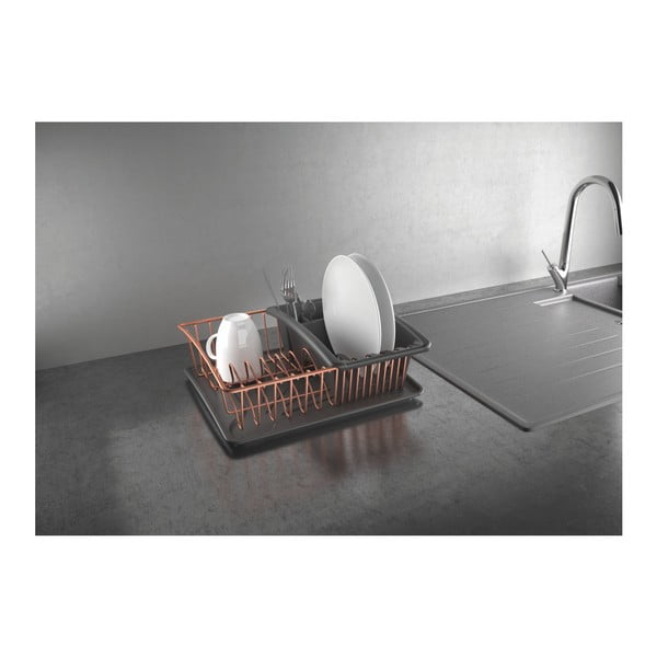 Vaschetta di raccolta color rame con rondella - Metaltex-image-4