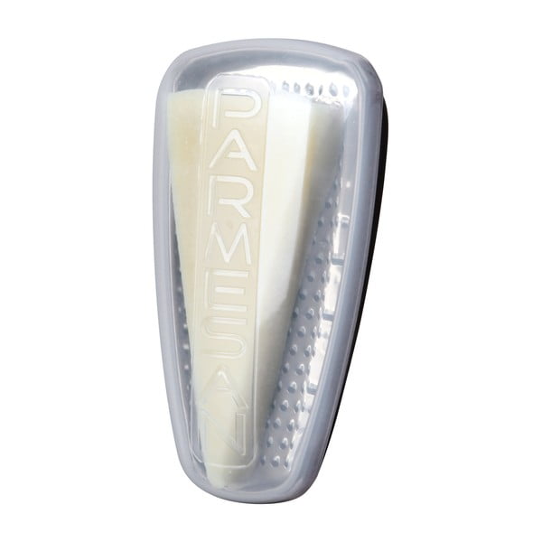 Grattugia in acciaio inox con coperchio per Parmigiano Reggiano Food & More - Fackelmann-image-3