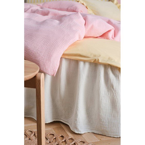 Copriletto color crema in mussola 90x200 cm Amilia – Jotex-image-1