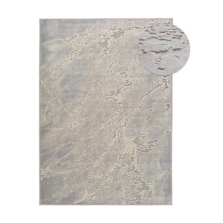 Tappeto in viscosa grigio e beige , 200 x 300 cm Margot Marble - Universal
