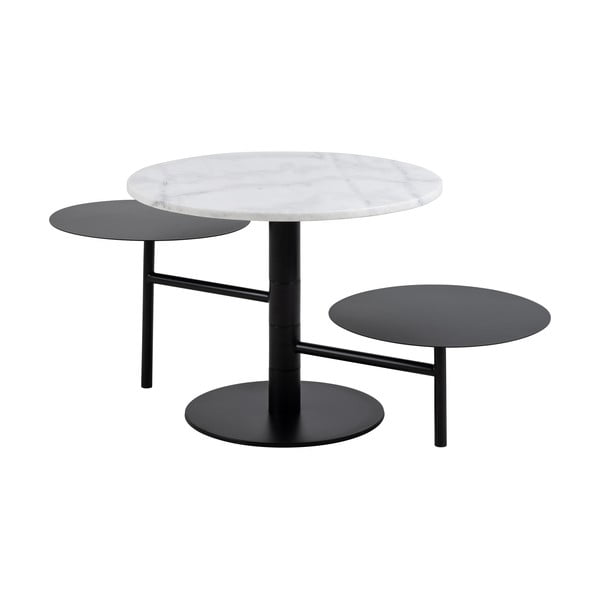 Tavolino rotondo bianco ø 60 cm Lahti - Actona-image-2