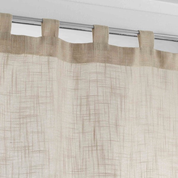 Tende marroni in set di 2 pezzi 60x90 cm Haltona - douceur d'intérieur-image-1