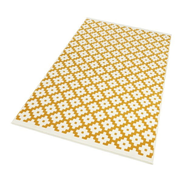 Tappeto crema e giallo Celebration , 160 x 230 cm Lattice - Hanse Home-image-2