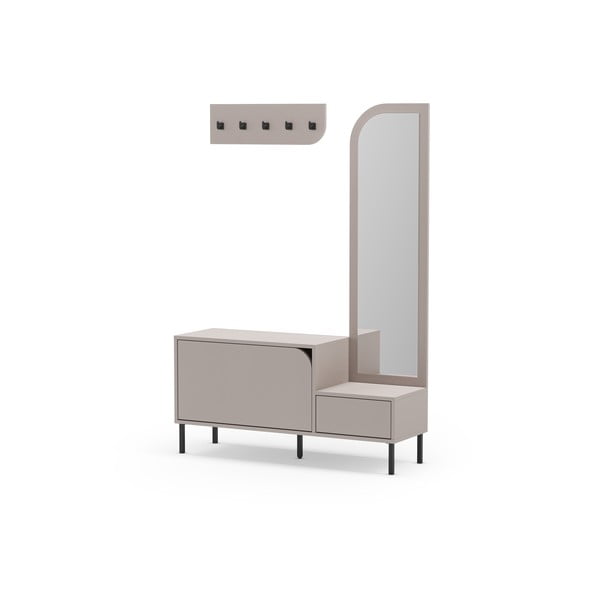 Set mobili da ingresso crema Bea - Marckeric-image-2