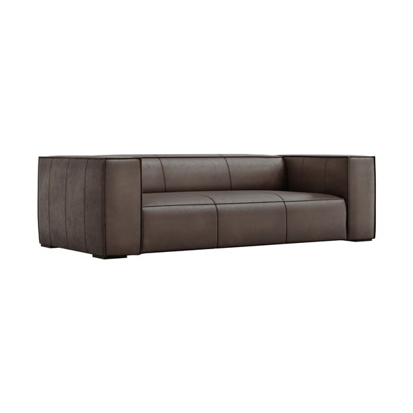 Divano in pelle marrone 227 cm Madame - Windsor & Co Sofas-image-2
