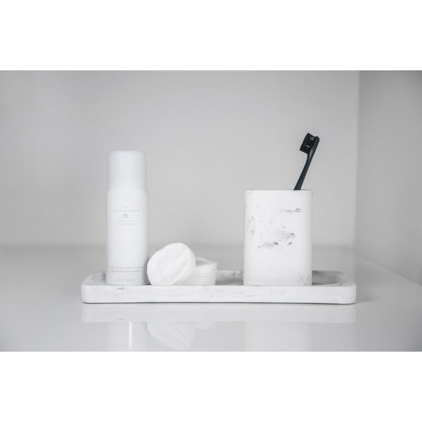 Vassoio bianco e grigio per il bagno Desio - Wenko-image-1