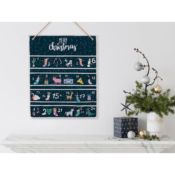 Calendario dell'avvento in cotone Santa Dinosaur - Butter Kings-image-2