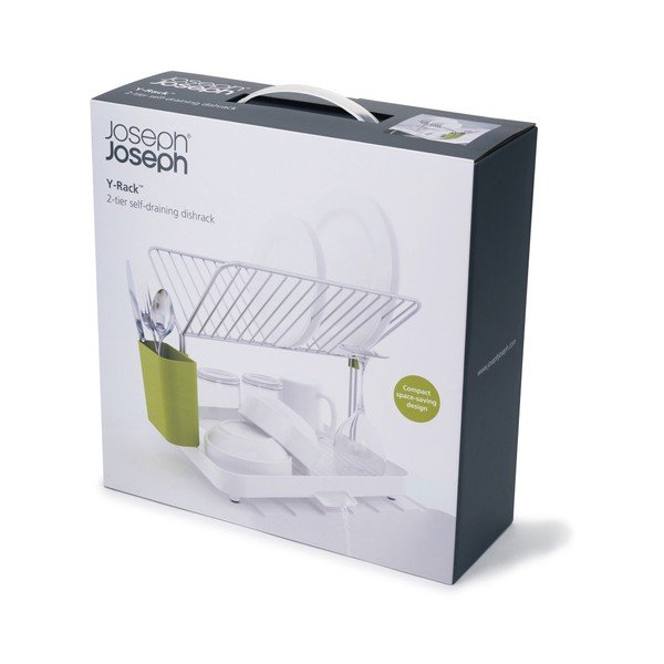 Scolapiatti verde e bianco Y-Rack - Joseph Joseph-image-1