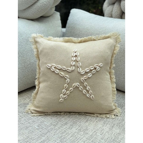 Federa decorativa in cotone 43x43 cm Seashells – Mioli Decor-image-2