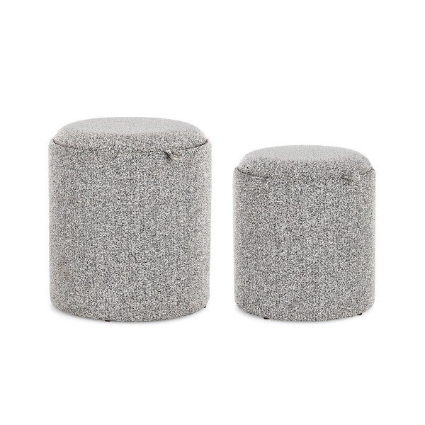 Poggiapiedi grigio chiaro Sasha – Bizzotto