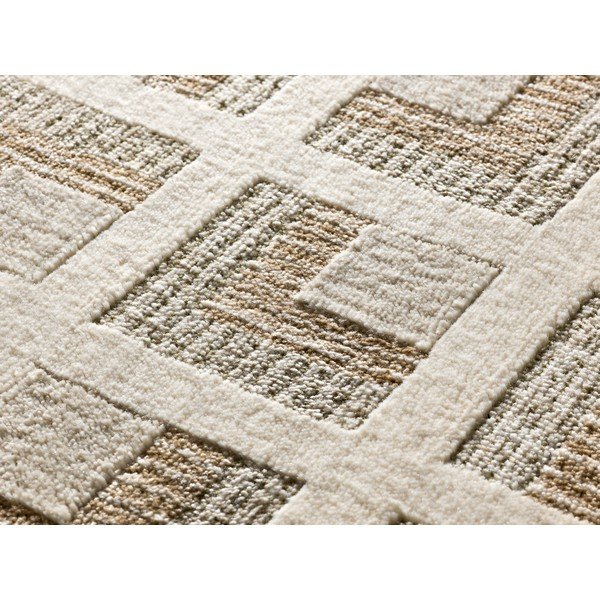 Tappeto beige 120x160 cm Ona – Universal-image-3