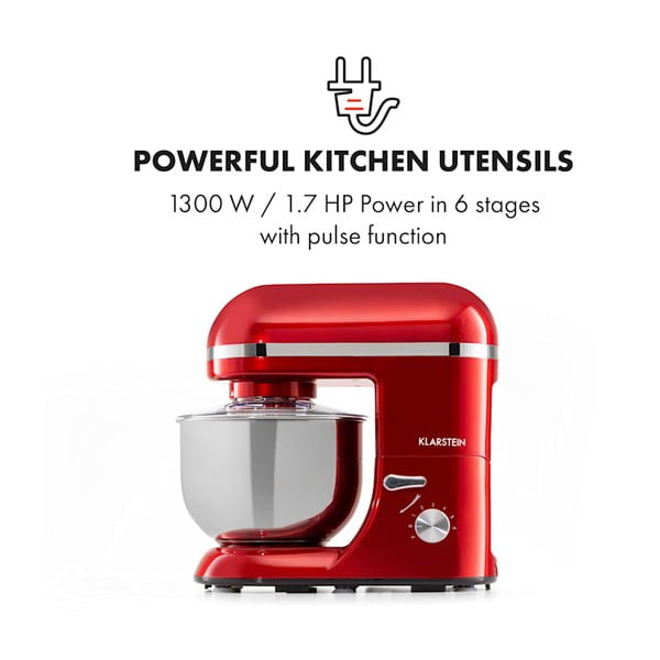 Robot da cucina rosso Bella Elegance - Klarstein-image-3