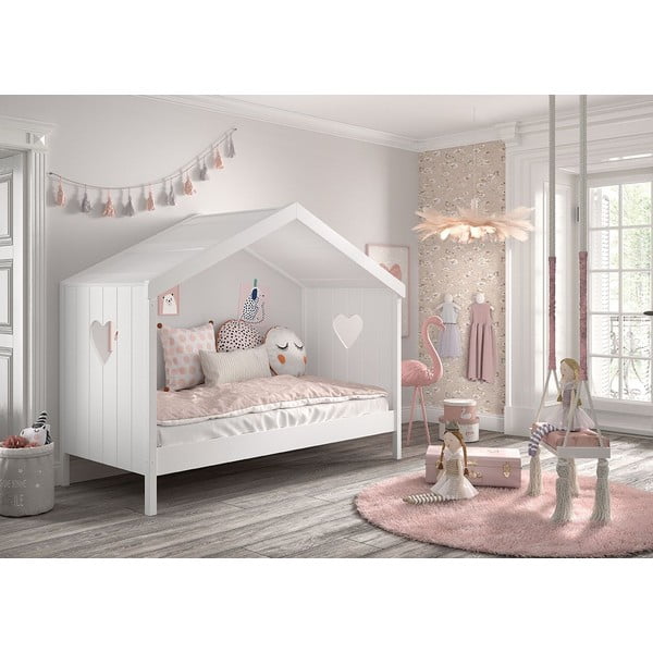 Letto bianco per bambini 90x200 cm Amori - Vipack-image-3