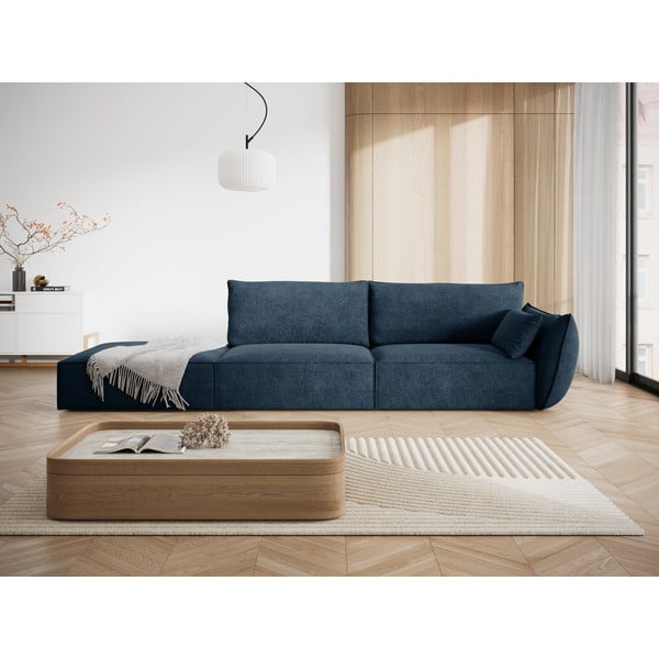 Divano angolare blu scuro Vanda - Mazzini Sofas-image-1