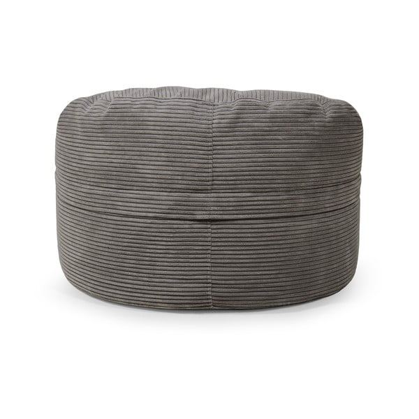 Pouf a sacco per bambini blu con rivestimento in velluto a coste Roll 80 – SLOWDOWN-image-4