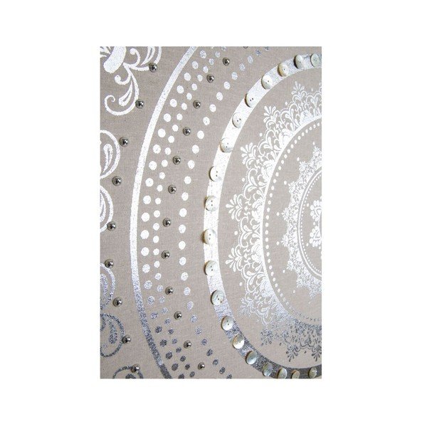 Quadro in tessuto decorato, 80 x 80 cm Cocoon - Graham & Brown-image-3